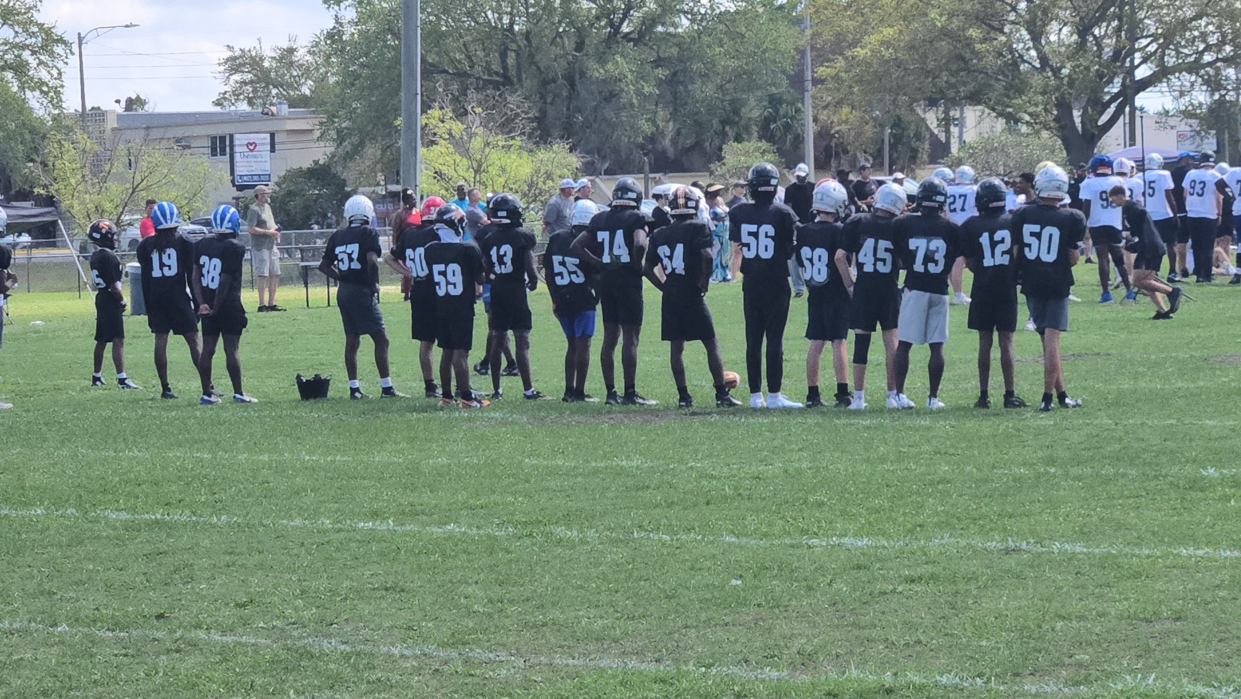 Team standing together — unity in mission